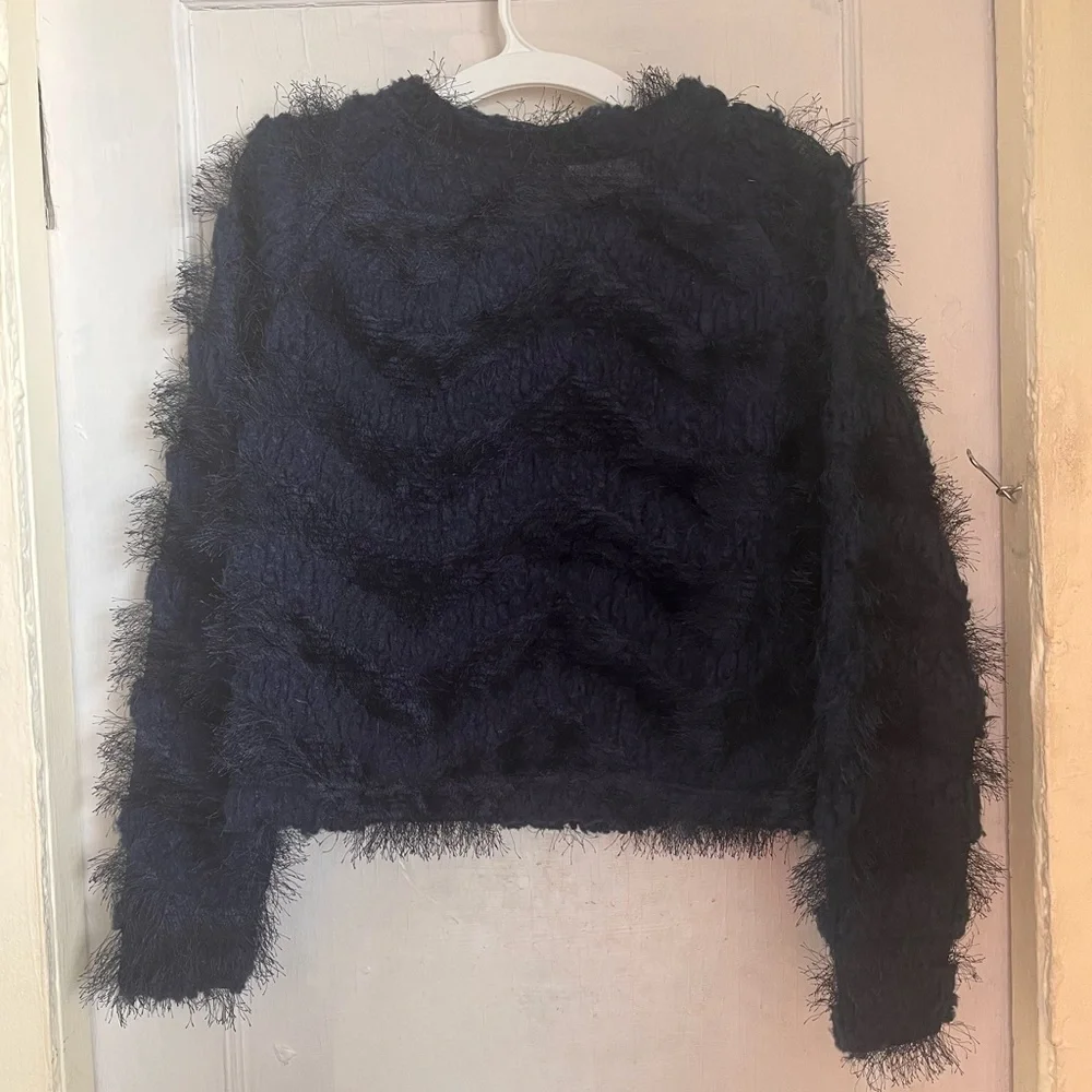NWT Vero Moda Fuzzy Sweater Navy XS